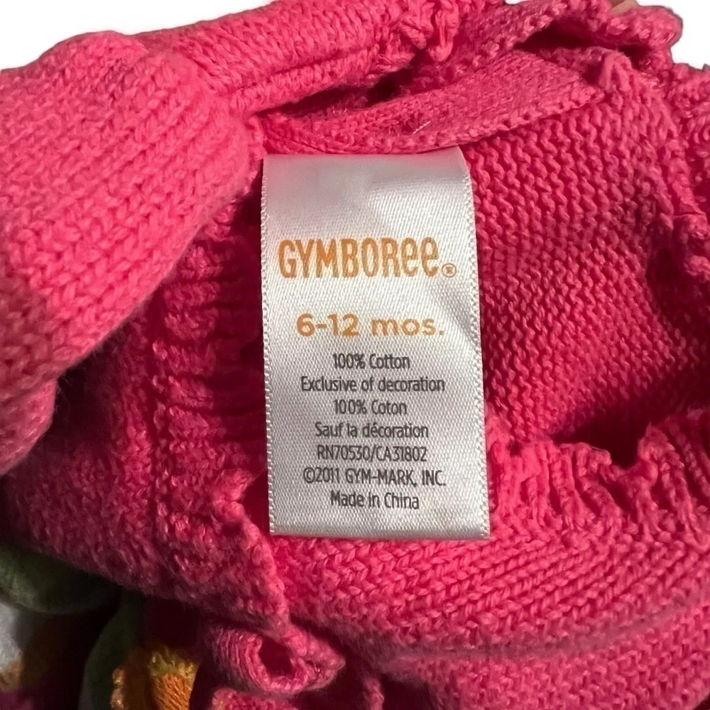 Gymboree multicolored striped knitted dress 6–12 months baby​